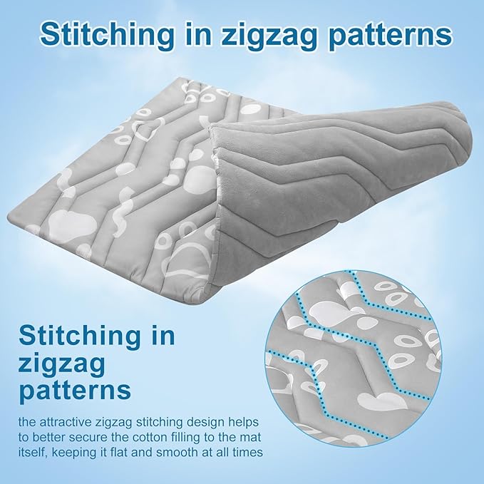 BEAUTYZOO Upgrade Dog Cooling Mat Extra Large, Reversible Self-Cooling Mat for Dogs, Thicken Pet Ice Cool Pad Blanket for Summer Kennel Sofa Bed Floor Car Seat, Machine Washable&Foldable, 48"x28"