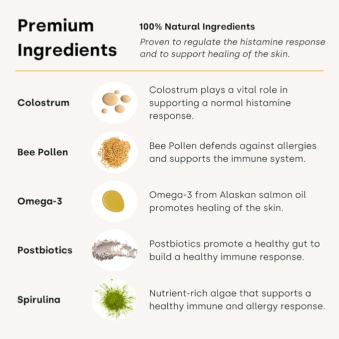 Kayode Itch & Allergy - Natural Dog Allergy Chews with Advanced Itch Relief. Premium Colostrum & Bee Pollen for Dog Allergies. Natural Alternative to Allergy Medicine