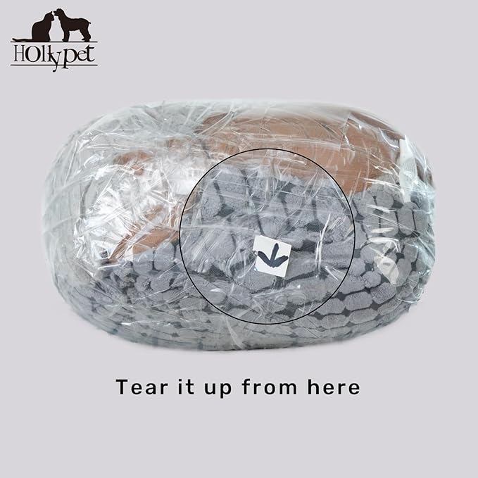 Hollypet Plush Dog Squeaky Toy Stuffed Armadillo Animal Pet Puppy Chew Toys with Clean Teeth for Small Medium Large All Breed Sizes Dogs, Dark Gray, 14 in