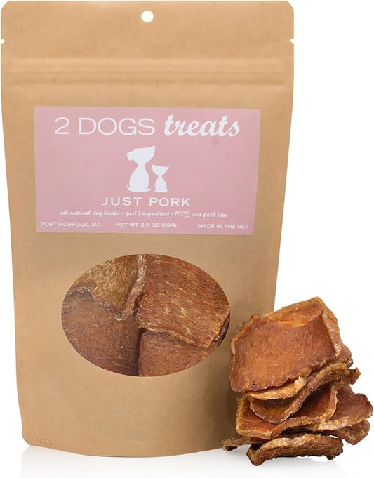 Just Chicken, Turkey, Beef Dog Jerky Treats (Pork, Small)