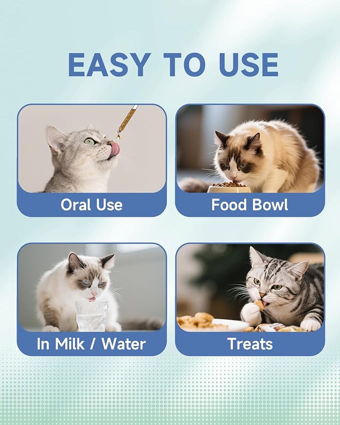 Hairball Treatment for Cats- Hair Ball Relief Digestive Aid-Hairball Support Remedy- Promotes Healthy Digestion, Eliminates & Prevents Hairballs, for All Ages & Breeds 2fl oz