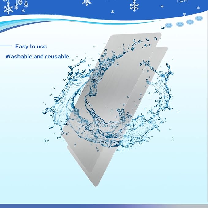 11.8x7.9 IN Pet Cooling Mat for Rabbit, Bunny, Hamster, Guinea Pig & Other Small Pets - Bite Resistance Ice Bed (2PCS)