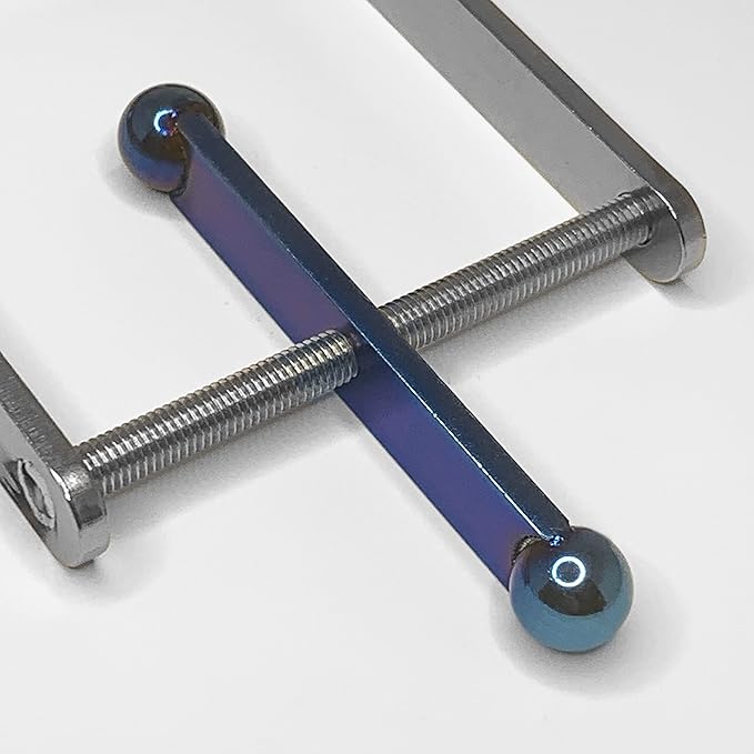 Blue Flamed Spinner Bird Toy with Traveling Spinner | Durable Puzzle Enrichment Toy | Spinner Toy for Medium to Large Birds Like Cockatoos, Parrots, Macaws, Greys, Parakeets | Bird Cage Accessories