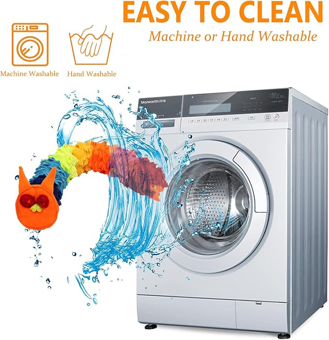 Snuffle Ball Rainbow Snuffle Snake Puzzle Toy for Dogs Puppy Treat Dispensing Toys Foraging Snuffle Mat Interactive Slow Feeder Dog Toys for Any Size