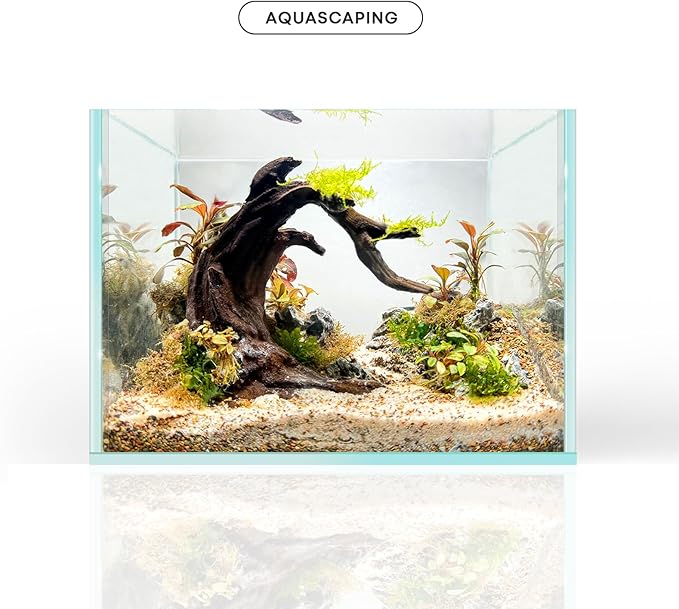 FZONE Driftwood for Aquarium Resin Model pH Neutral Aquarium Rocks for Aquascaping,Hardscape