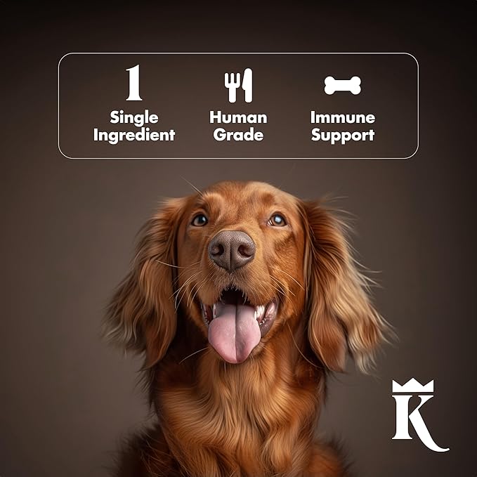 King Lou Pets - Beef Liver Dog Treats - Freeze Dried Liver Treats For Dogs and Cats - USA-Made Dog and Cat Treats - Rich in Iron, Vitamins and Nutrients For Immune Health - 1 lb Prior to Freeze-Drying