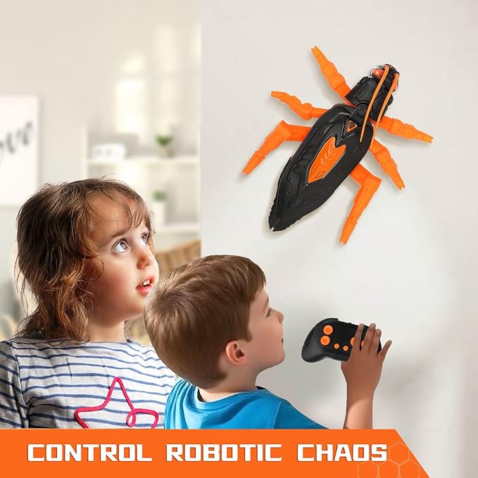 Honsheng Wall Climbing Toy Remote Control Cockroach That Can Climb on Walls RC Robot Kids Toys for Kids Boys & Girls Ages 4 & Up