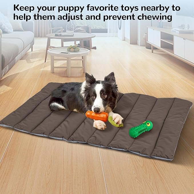 Heeyoo Outdoor Dog Bed, Waterproof Camping Dog Bed Mat, Machine Washable and Portable Travel Pet Pad Mat, Foldable Pet Beds for Small, Medium, and Large Dogs