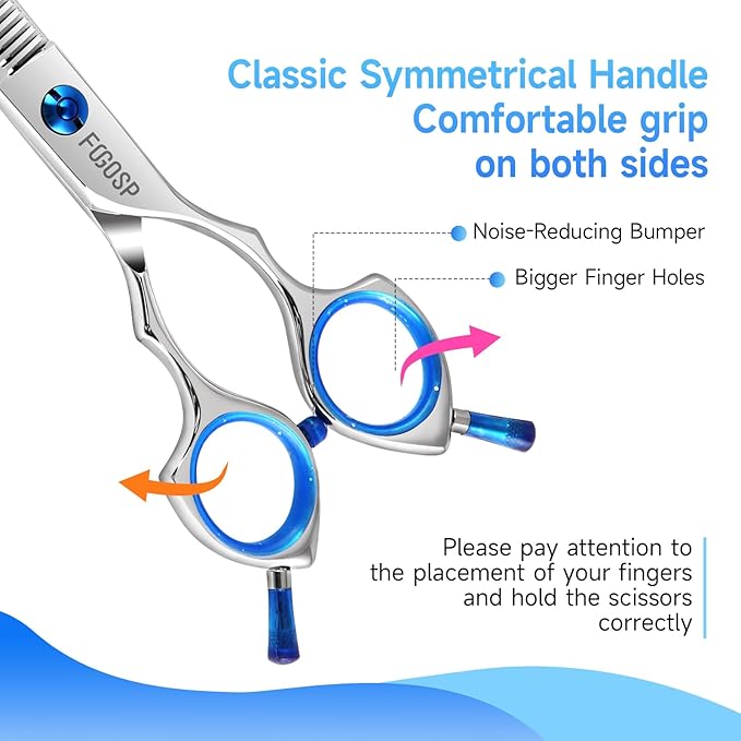 Thinning Shears for Dogs Professional Dog Grooming Scissors Pet Thinners Shear 30% Thinning Rate 46 Teeth Classic Handle Designed for Pet Groomers or Family DIY Use