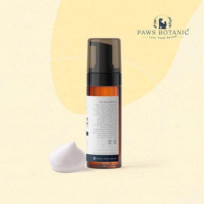 Paw Protéct 3-in-1 Foam Cleanser | Dog Paws Cleaner for Daily Use | Pet Paw Cleaner for Dogs – No-Rinse Paw Cleaner for Dogs & Puppies