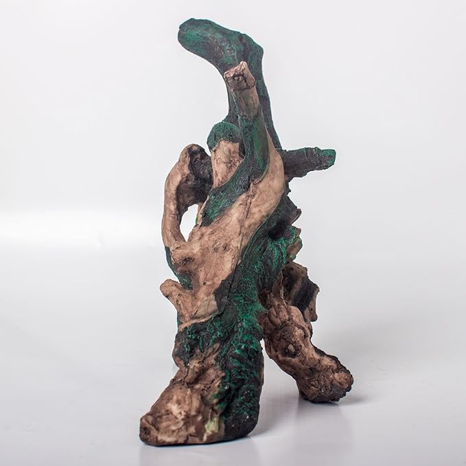 Fish Tank Decorations Aquarium Décor Resin Artificial Tree Trunk Root (G)