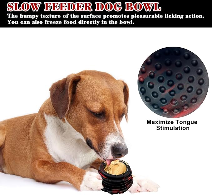 Yipetor Dog Toy, Frozen Dog Treats to Keep Dogs Busy, Interactive Treat Dispensing Dog Toy Puzzle, Interactive Chew Toys for Puppy Small Medium Dog, Power Chewer, Durable Rubber-Easy to Clean(Medium)