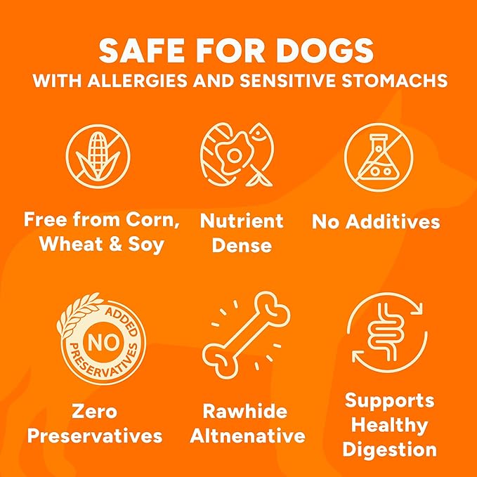 Gaines Family Farmstead Sweet Potato Dog Bones – 32 oz Bag, All-Natural, Single Ingredient, Grain-Free Dog Treats for Digestive Health, High Fiber - Training & Rewards, Made in USA