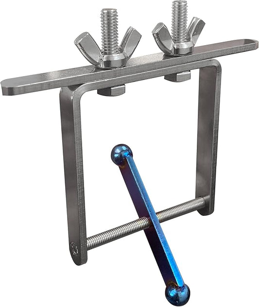 Blue Flamed Spinner Bird Toy with Traveling Spinner | Durable Puzzle Enrichment Toy | Spinner Toy for Medium to Large Birds Like Cockatoos, Parrots, Macaws, Greys, Parakeets | Bird Cage Accessories