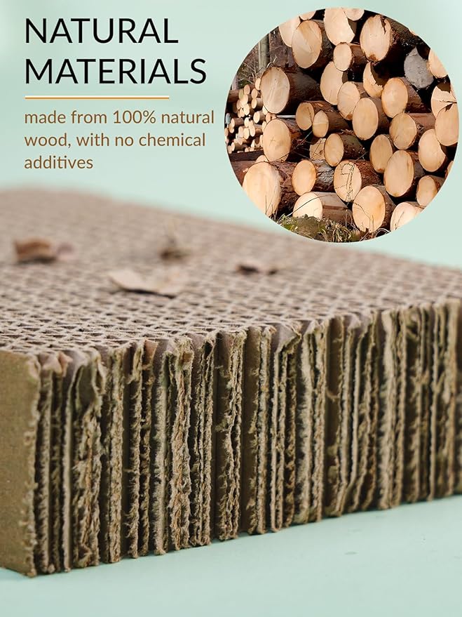 7.3 Inch Paper Bird Toys, Bird Platform, Parrot Toy, Help Birds Clean Beak, Release Stress, Reduce Boredom - Suitable for Budgie, Cockatiel, Lovebird, and Other Small to Medium-Sized Pet Birds