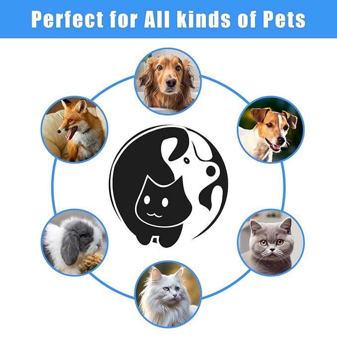 Pet Grooming Kit – Shedding Slicker Brush & Bath Massage Tool for Dogs, Cats, Puppies & Rabbits | Gentle, Easy-Clean Design for Healthy Coats & Relaxing Grooming