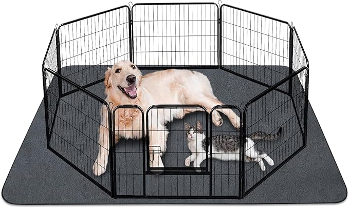 INVENHO Washable Pee Pads for Dogs 65"x48" Reusable Dog Pads Large Upgrade Non-Slip Dog Pee Pads Heavy Absorbency Puppy Pee Pads Quick Dry Whelping Pads/Waterproof Puppy Training Pad