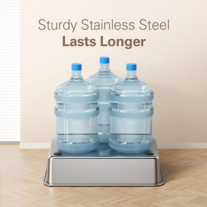 Zarler Stainless Steel Litter Box with Lid, Extra Large Cat Litter Boxes, XL Large Metal Litter Box for Big Cats with High Sided, Grey (Non-Sticky, Easy to Clean, Anti-Urine Leakage)