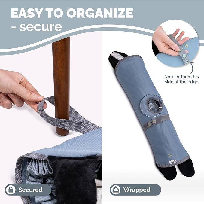 POPUPJOYS Durable Hide & Seek Snuffle Mat for Dogs, 2-in-1 Enrichment Puzzle Toy with Detachable Tail & Squeaker, Adjustable Difficulty Level with Suction, Machine Washable, Gift-Ready (Skunk)