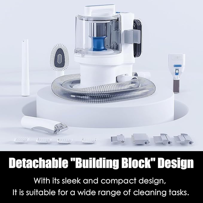 Pet Grooming Kit with 3.4L Oversized Vacuum Suction - 99% Pet Hair Removal - Professional Dog Clippers & Shedding Tools for Cats, Teddy, Poodle, Golden Retrievers