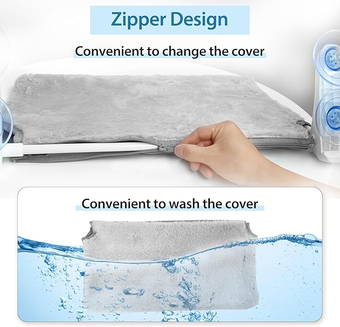 L&W BROS. Cat Window Perch Indoor Foldable Pat Hammock with 4 Updated Suction Cups Easy to Assemble Window Bed for Large (L 1Pc)