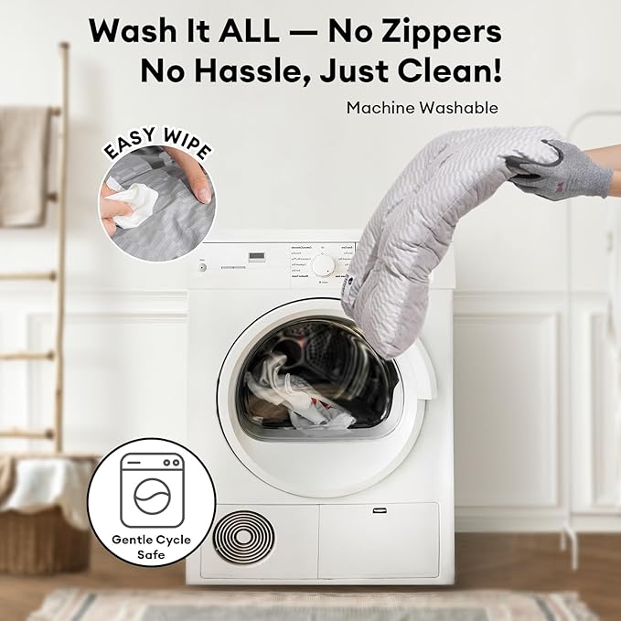 FUNNY FUZZY Dog Bed Crate Pad Mat, Washable Reversible Pet Floor Mats,Fluffy Kennel Pad for Large Sized Dog,Indoor Cats,Sleeping Mattress, 35.4" × 22.8", Light Grey