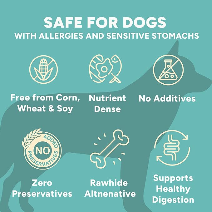 Gaines Family Farmstead Chicken Wrapped Sweet Potato Dog Bones - 8 oz Bag, Natural, Grain-Free Dog Treats for All Ages & Breeds, Great for Training and Rewards, Made in USA