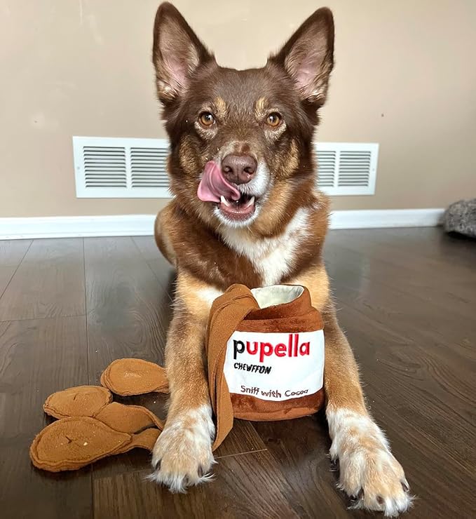 Dog Puzzle Toy, Interactive Dog Enrichment Toy, Snuffle & Crinkle Hide and Seek Toy, Boredom Stimulating, for Small Medium Large Dogs