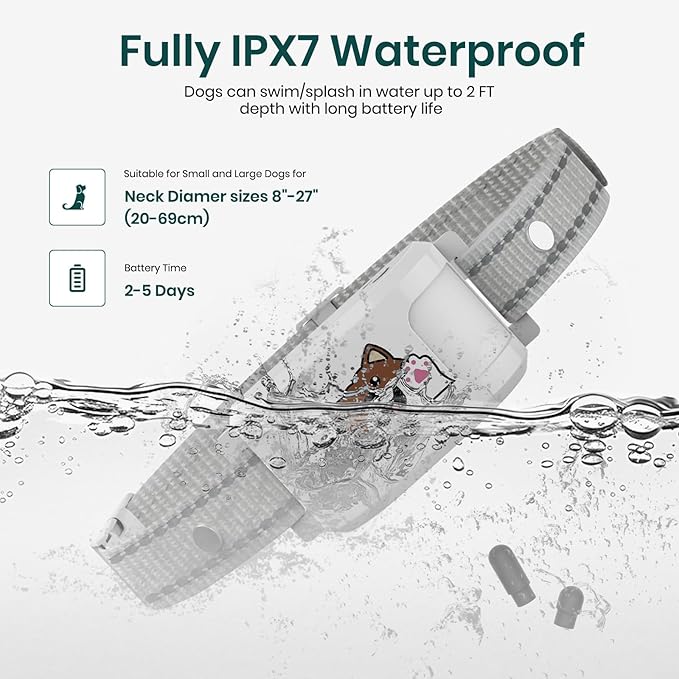 GPS Electric Dog Fence - Wireless Containment System with Free App, Customizable Boundaries & Waterproof Training Collar. Waterproof SmartPortable Fence for Outdoor Use, Suitable for Most Dogs