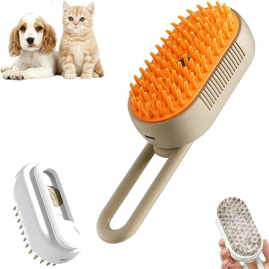 Catzcomfort Brush, Catzcomfort Cleaning Brush, Catz Comfort Steam Pet Brush/Spray Function, 3 In 1 Cat Steam Brush Water Brush for Cats, Pet Steam Brush for Cats Dogs