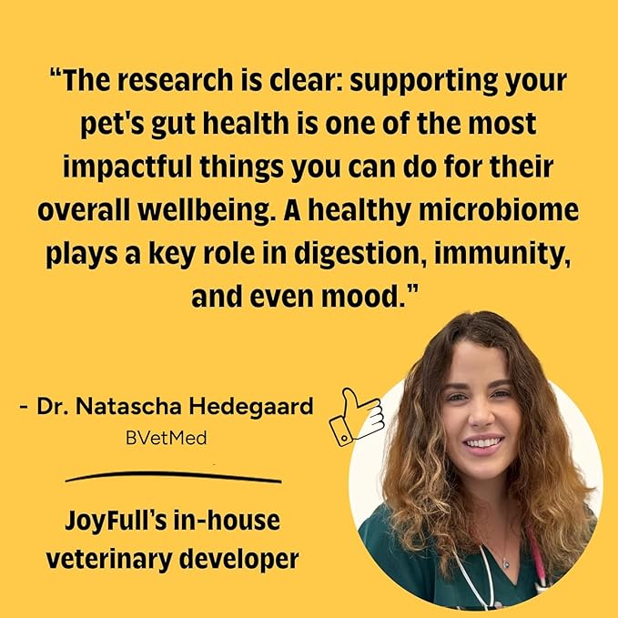 JoyFull Chicken Squeeze Treats for Dogs – Prebiotic Gut Health Snacks Made with Real Cage-Free Chicken – Lickable, Enrichment-Friendly, Meal Topper – 24 Easy Squeeze Paste Treats (0.5oz Each)