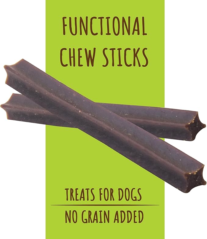 Get Naked Dental Sticks Grain-Free Chicken Flavor Dog Treats Variety Pack, Digestive Health + Skin & Coat + Joint Health + Super Antioxidant, Total 4 Bags, 24.8-oz, 64 Sticks