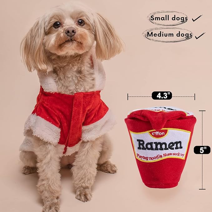 Dog Puzzle Toy, Interactive & Enriching Snuffle Game for Small & Medium Dogs, Durable Hide and Seek Crinkle Toy, Treat Dispensing & Nose Work Fun