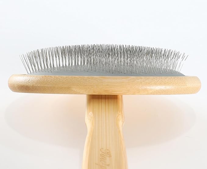 Dog Slicker Brush for Shedding Medium or Long Haired Pets Grooming Brush for Large Dogs to Remove Loose Hair Tangles and Knots L