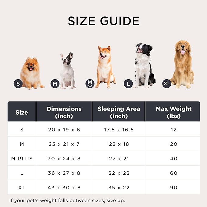 Bedsure Washable Dog Bed for Medium Dogs - Cute Furry Puppy Beds, Rectangle Orthopedic Corduroy Fleece Pet Beds with Removable Zipper Cover, 25x21x7inches, Blue