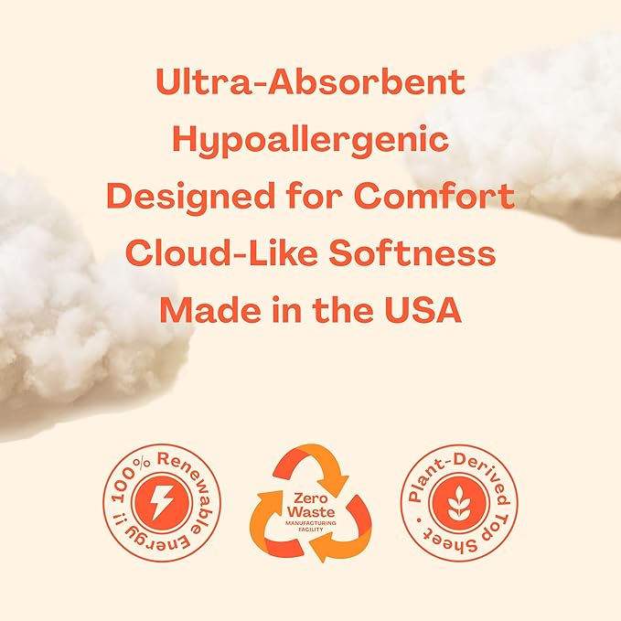 Hello Bello Premium Diapers Size 2 (10-16 lbs), Happy Camper Designs, 30ct Jumbo Pack