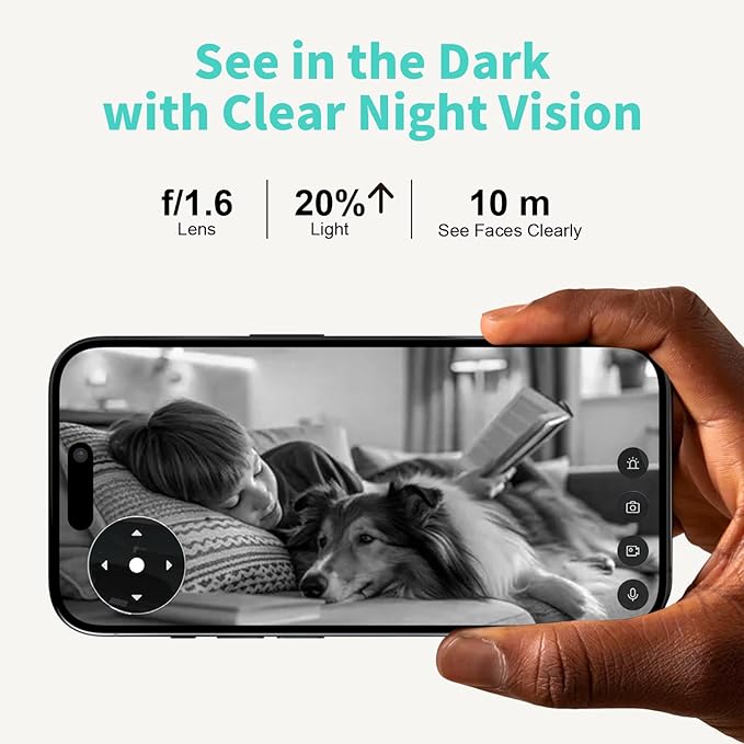 Indoor Camera, 3K HD Indoor Security Camera, 360° Pan/Tilt Pet Camera, 2-Way Audio, Siren, Night Vision, Baby/Pet Monitor with Phone App 2.4G and 5G WiFi, Compatible Alexa and Google Assistant