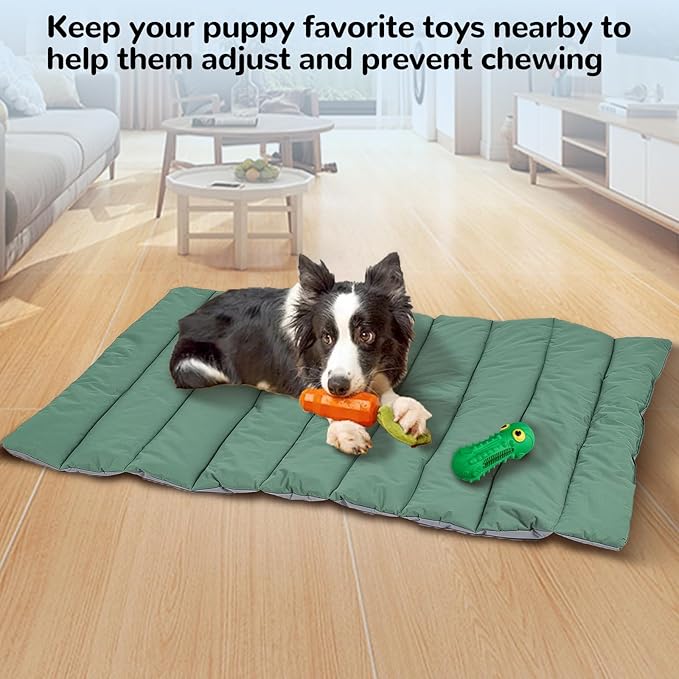 Heeyoo Outdoor Dog Bed, Waterproof Camping Dog Bed Mat, Machine Washable and Portable Travel Pet Pad Mat, Foldable Pet Beds for Small, Medium, and Large Dogs
