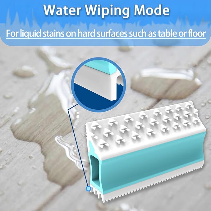 4IN1 Pet Hair Remover, Dog/Cat Fur Removal Tool - Design to Uproot and Clean Embedded Pets Hair in Carpet, Couchs, Cat Trees, Portable Fur Cleaning for Car Interior During Travel with Your pet, Pro