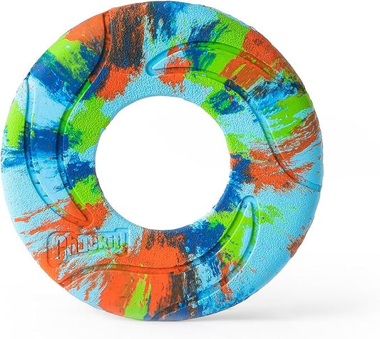 Chuckit! EcoFetch Flyer Rubber Dog Toy, Medium (8 Inch Diameter) Pack of 1, for Breeds 20-60 lbs