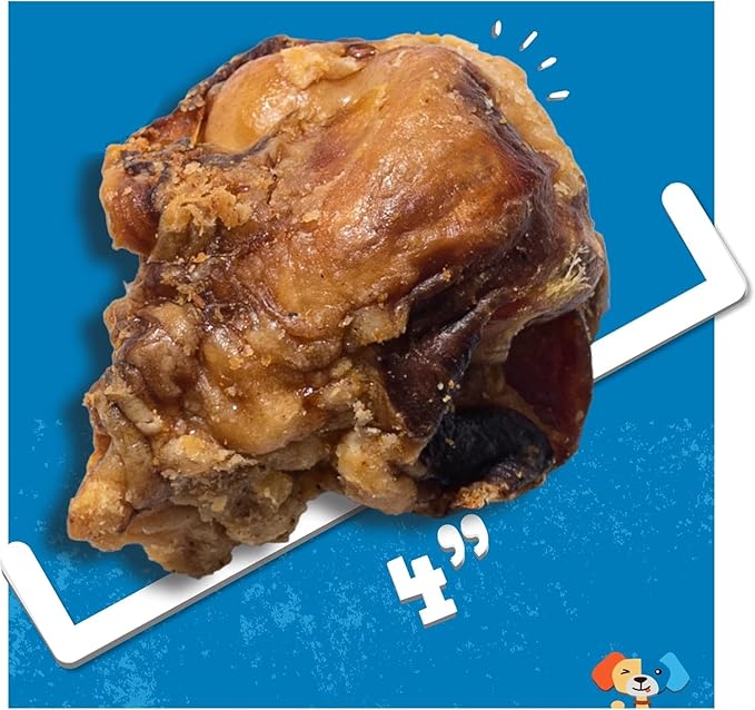 Jack&Pup Beef Bones, Knee Cap for Dogs, Long Lasting Natural Dog Bones, Beef Bone Knee Caps for Large Dogs. (2 Pack)