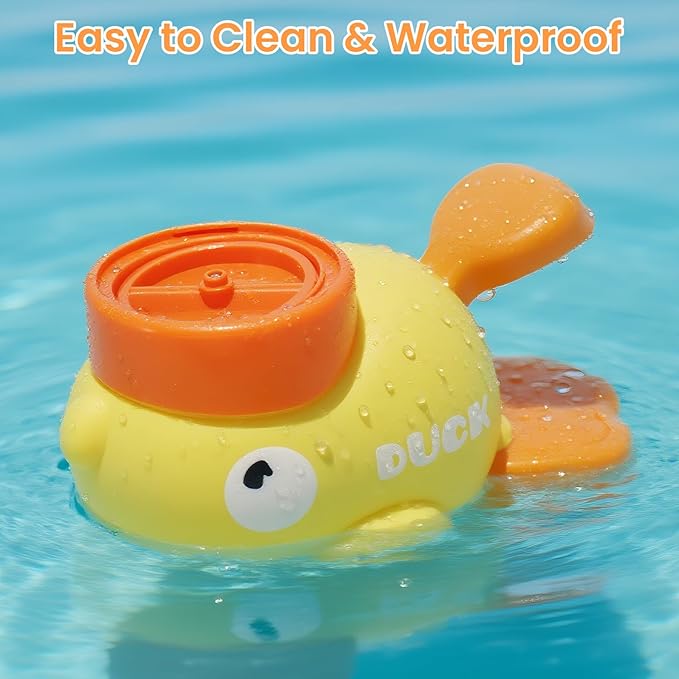 Interactive Cat Puzzle Toy - Treat Dispenser & IQ Trainer for Indoor Cats, Mental Stimulation & Slow Feeder, Duck Shape Enrichment Game Fun Exercise for Small Dogs, Yellow