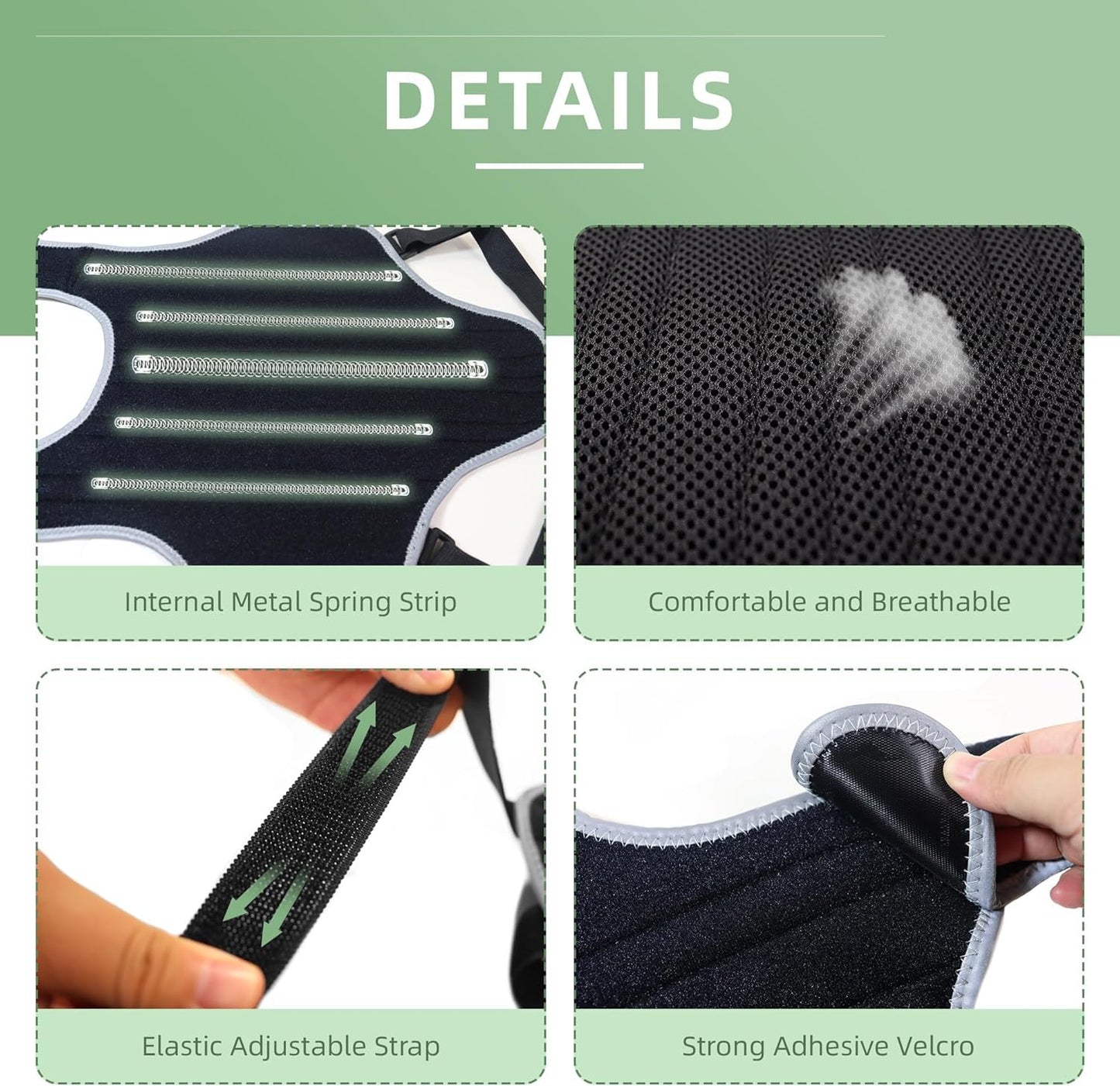 IVDD Dog Back Brace | Post-Surgery Support & Arthritis Relief | Vet-Recommended Spinal Support for Dogs | Breathable Fabric with Support Rods & Adjustable Straps (Size XL)