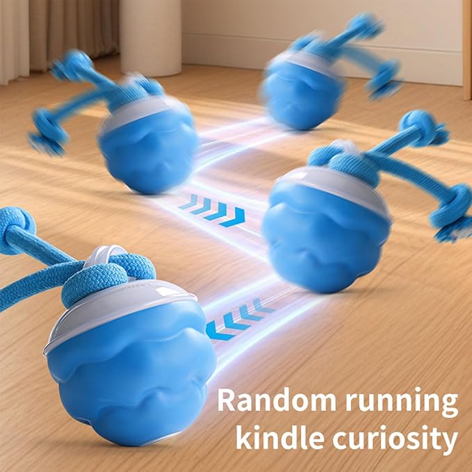 Smart Chase Pet Toy Ball, Yobensun Dog Toy, Interactive Dog Ball, Automatic Chase Modes, Chew-Proof Rechargeable Smart Jumping Ball Dogs Toy for Boredom&Daily Training