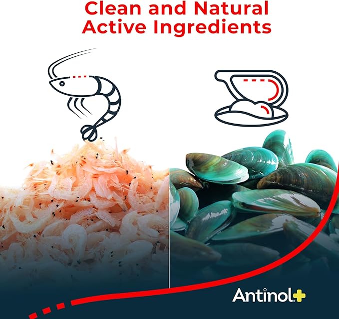 Plus, Mobility, Hip, and Joint Supplement for Dogs, Green-Lipped Mussels and Krill Oil - Dog Joint Supplement, Better and Faster Than Glucosamine and Chondroitin, 60 Soft Gels