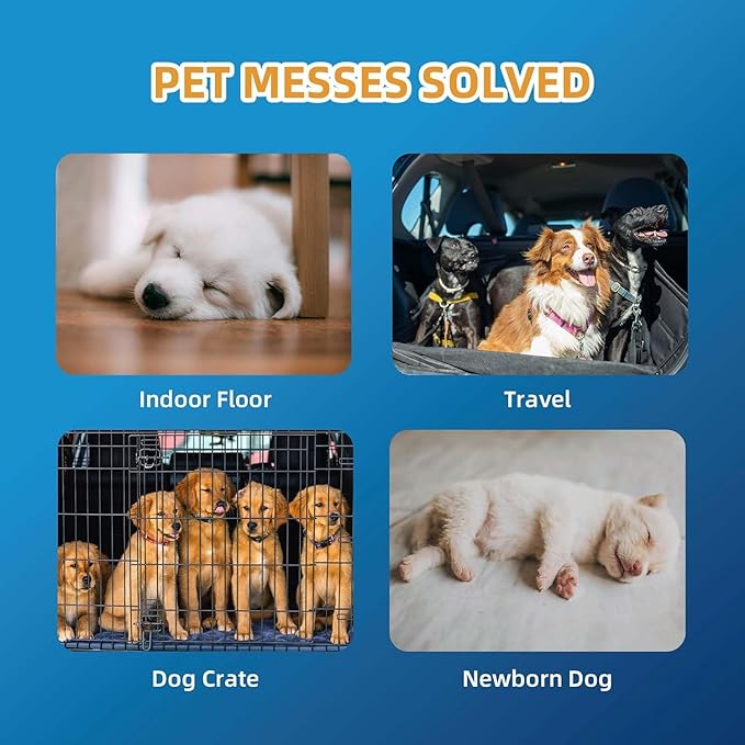 HONEYCARE Dog Training Pads with Grassfield & Fire Hydrant Printing丨Eliminating Urine Odor Puppy Pads 丨 XXL Premium Dog Pee Pads (30Count, 30x36 inch)
