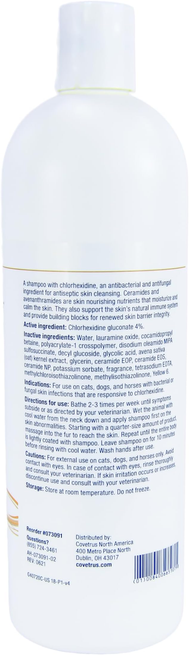 CeraSoothe® CHX Antiseptic Shampoo 16oz