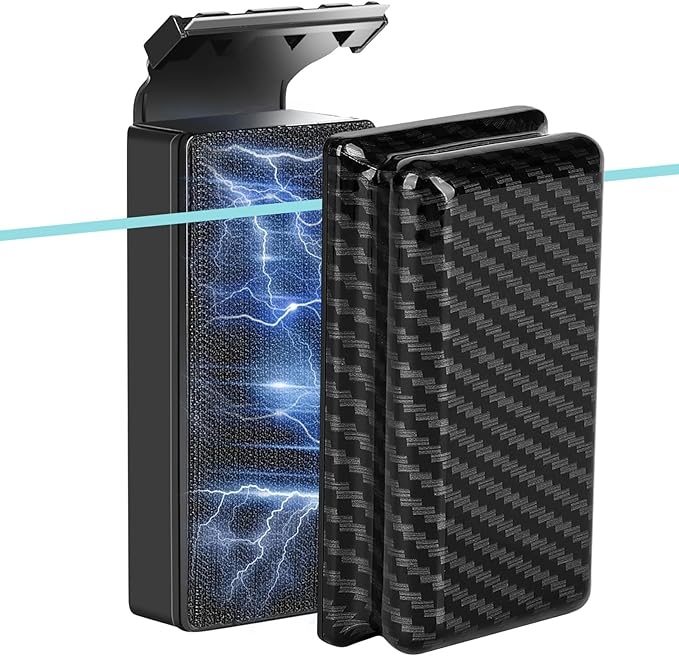 hygger Magnetic Fish Tank Cleaner, Aquarium Glass Cleaner with 2 Detachable Algae Scraper Blade, Floating Scrubber Brush for 1/5"-1/2" Glass/Acrylic Thick Tank, Strong Magnet Algae Remove Tool, M