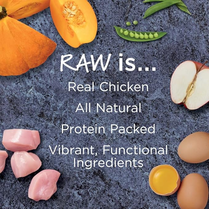 Instinct Raw Boost Gut Health, Natural Dry Dog Food with Freeze Dried Pieces, Grain Free Recipe - Real Chicken, 18 lb. Bag