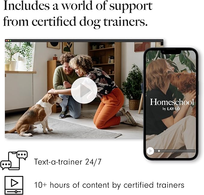 LAY LO Natural Cotton Dog Rope Toys | 18 inch 2-Pack | for Medium and Large Dogs | Includes Live Dog Trainer Support | Durable & Eco-Friendly | Unique Boho Designs with Handle | Puppy Teething Toy